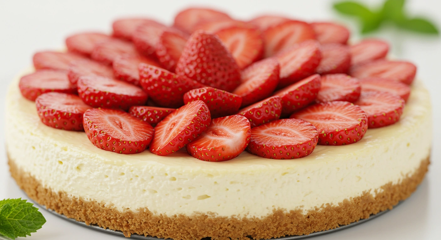 Strawberry Shortcake Cheesecake - tertiary view